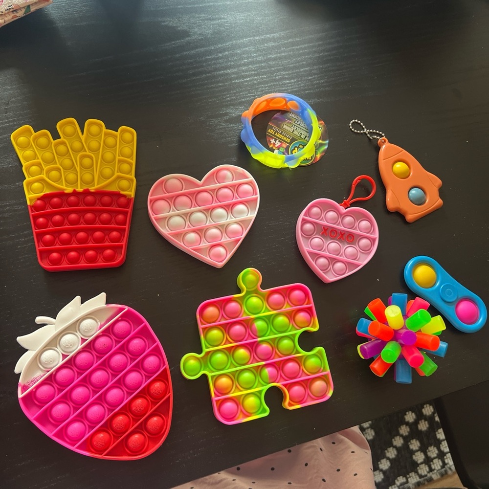Colorful Pop Fidget Toy Set